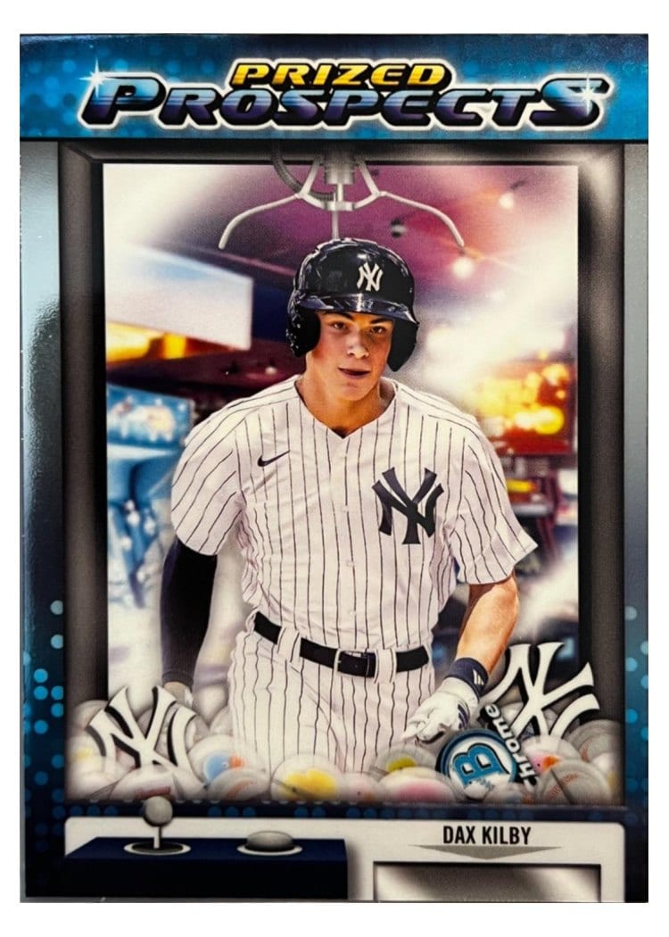 2025 Bowman Draft Prized Prospects Dax Kilby #PP-12 card