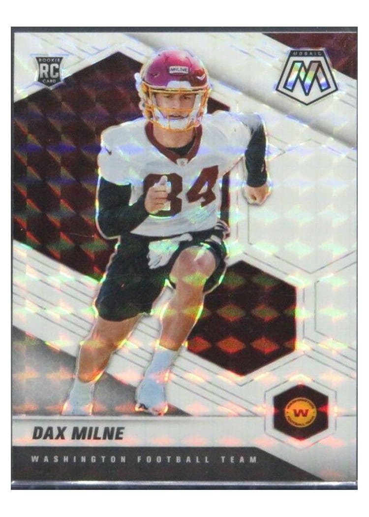 2021 Panini Mosaic Base Set Dax Milne #400 card