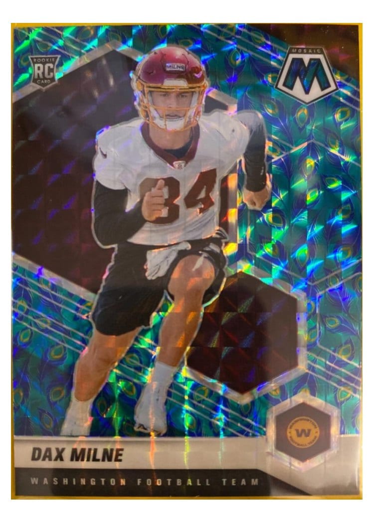 2021 Panini Mosaic Base Set Dax Milne #400 card