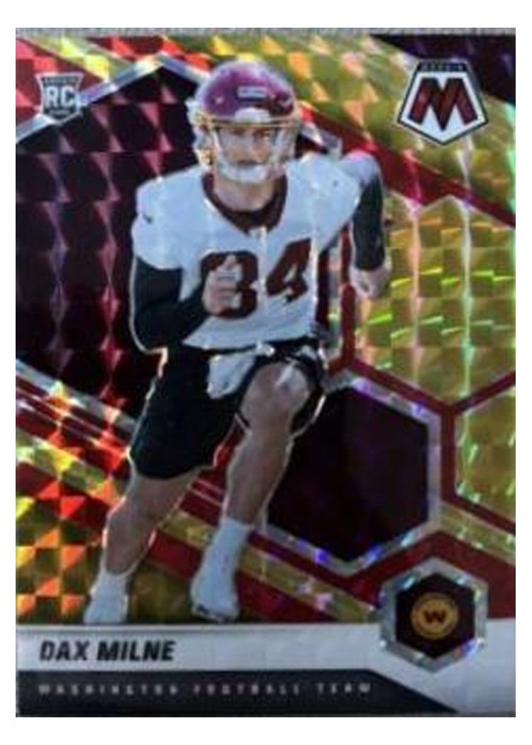 2021 Panini Mosaic Base Set Dax Milne #400 card