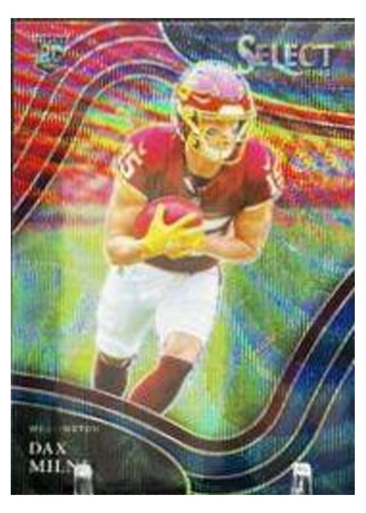 2021 Panini Select Base Set Dax Milne Tri Color #398 card