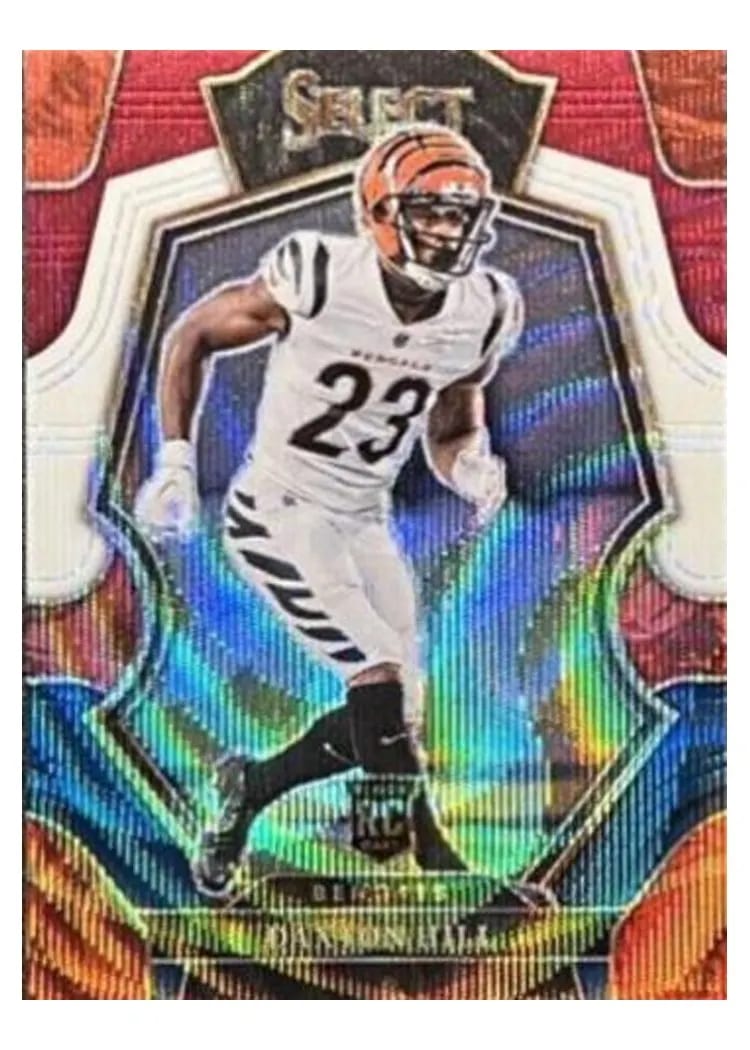 2022 Panini Select Base Set Daxton Hill Tri Color #121 card
