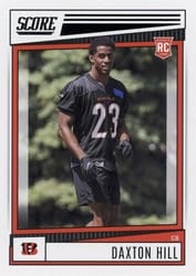 2022 Score Base Set Daxton Hill #366 card