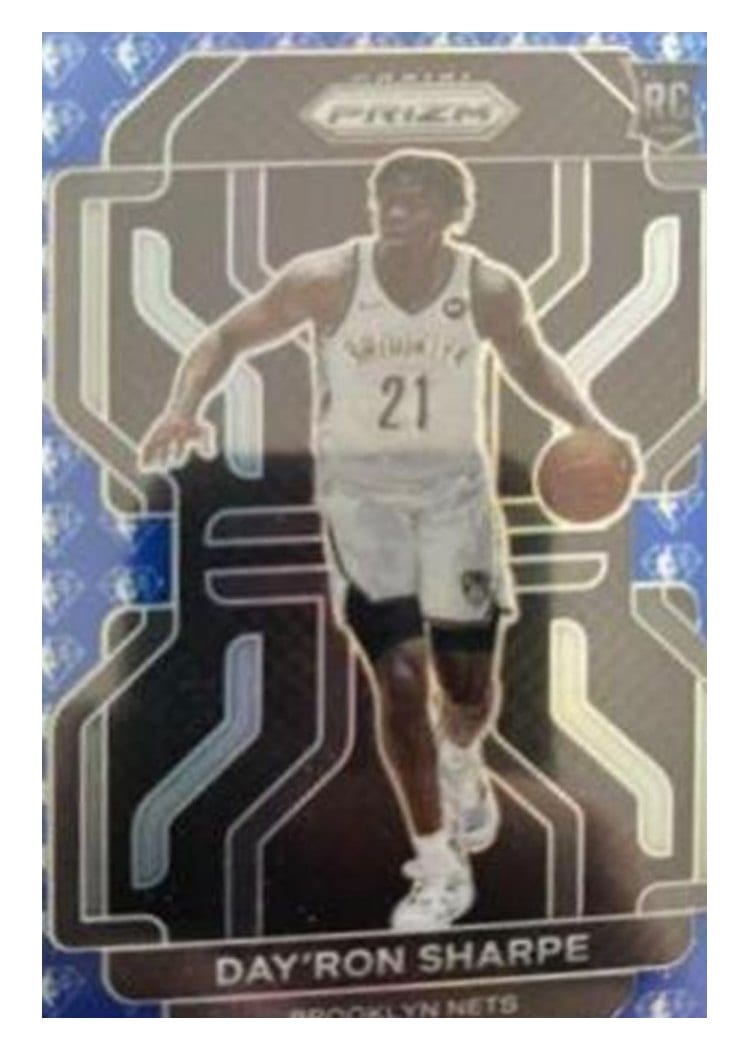 2021-22 Panini Prizm Base Set Day'Ron Sharpe #281 card