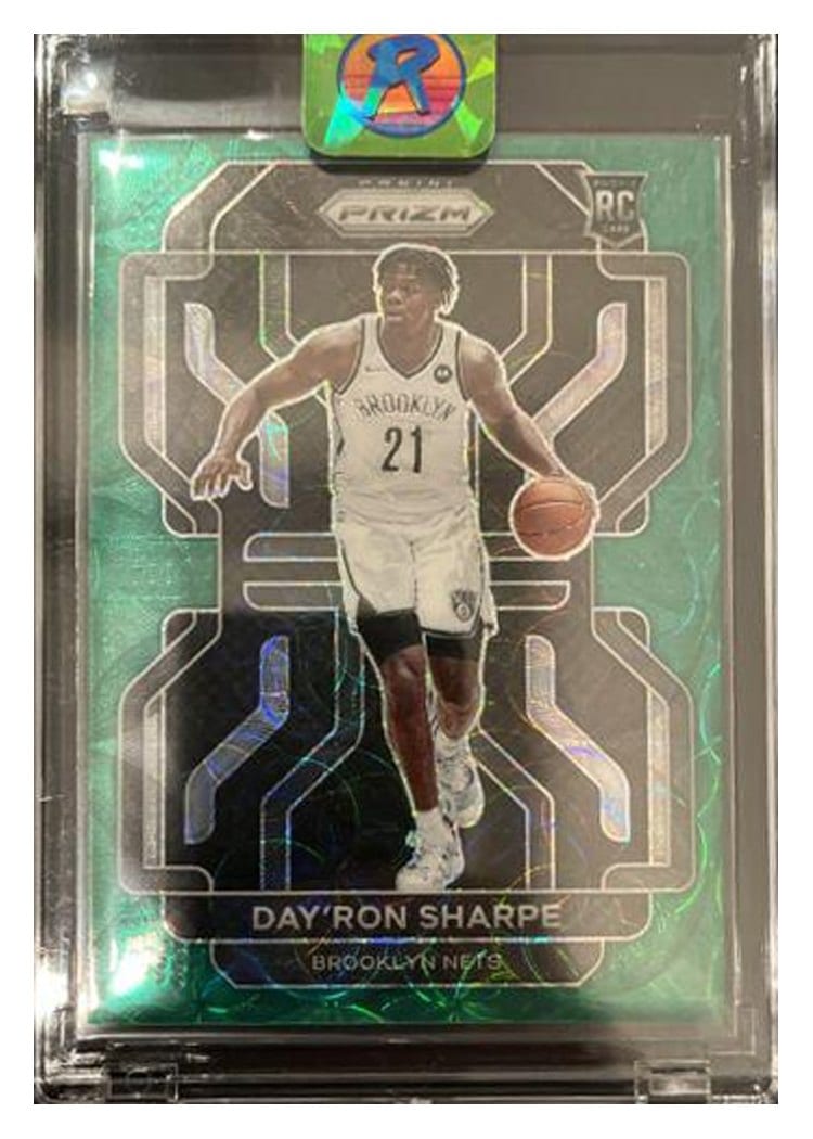 2021-22 Panini Prizm Base Set Day'Ron Sharpe #281 card