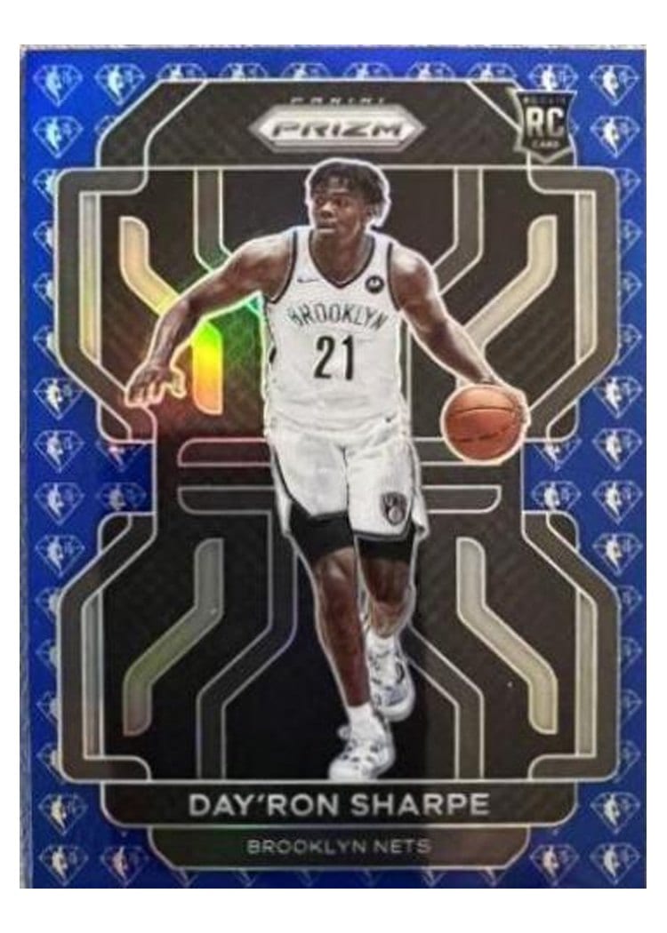 2021-22 Panini Prizm Base Set Day'Ron Sharpe #281 card