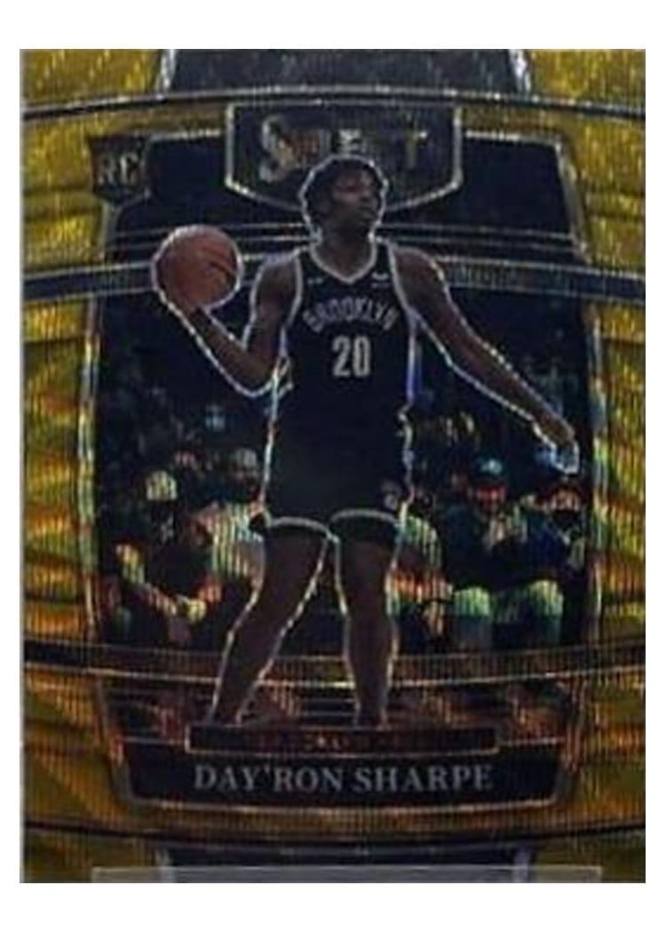 2021-22 Panini Select Base Set Day'Ron Sharpe #128 card