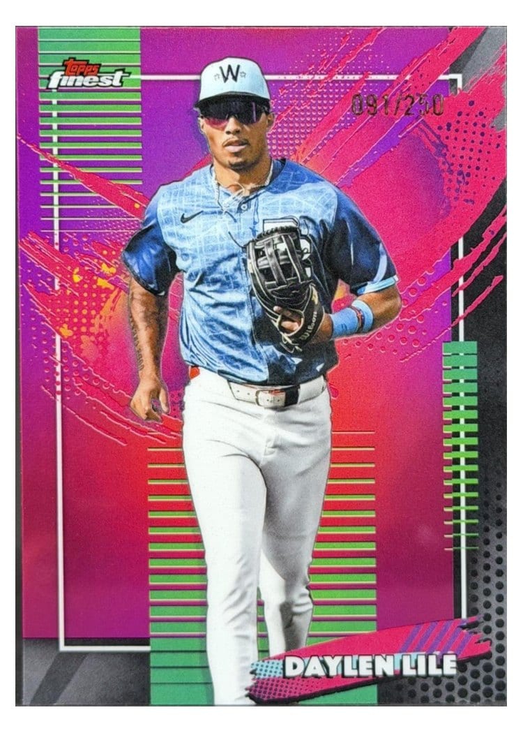 2026 Topps Finest Daylen Lile #257 card