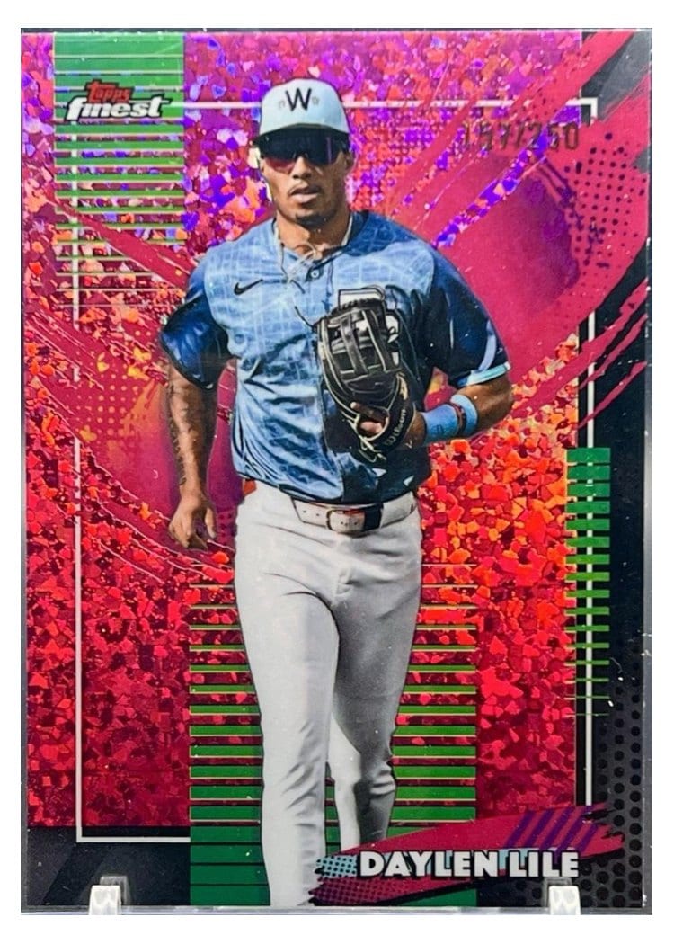 2026 Topps Finest Daylen Lile #257 card