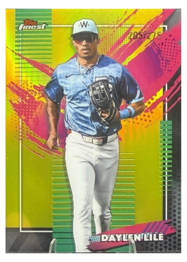 2026 Topps Finest Daylen Lile #257 card
