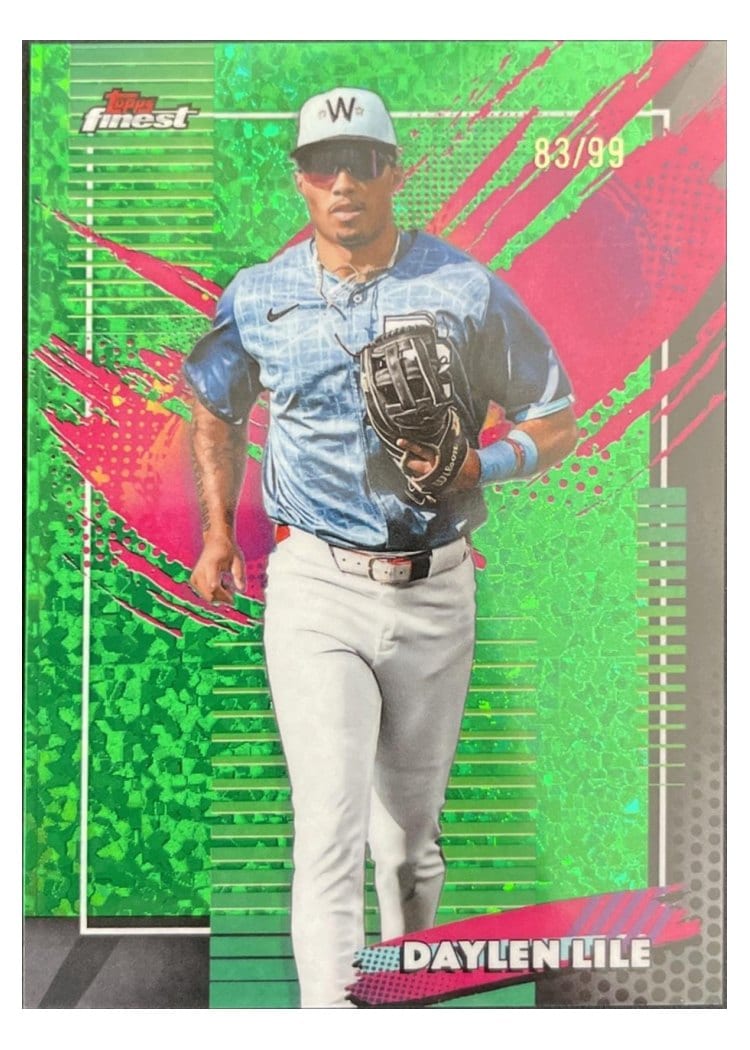 2026 Topps Finest Daylen Lile #257 card