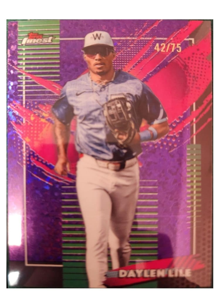 2026 Topps Finest Daylen Lile #257 card