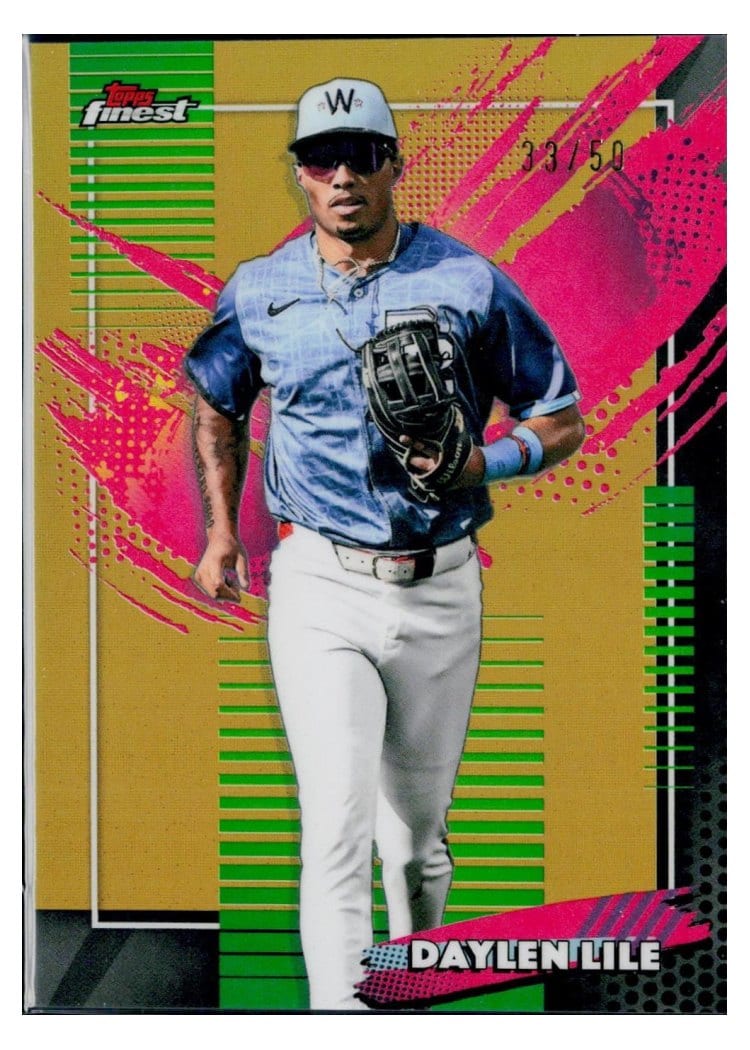 2026 Topps Finest Daylen Lile #257 card