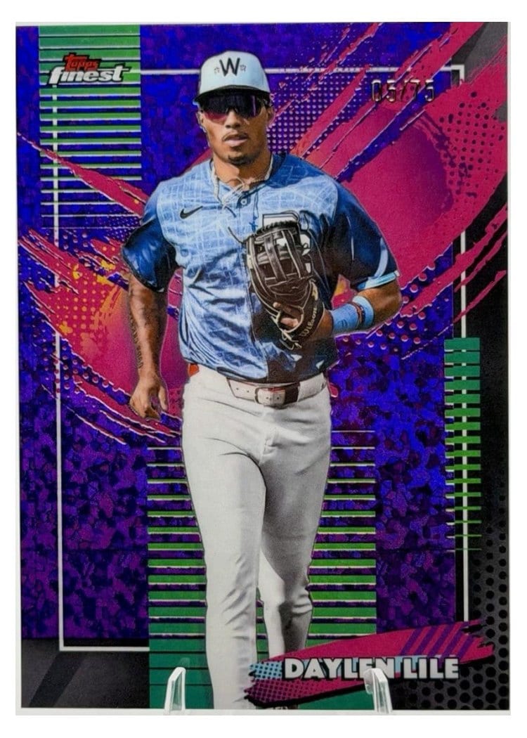 2026 Topps Finest Daylen Lile #257 card