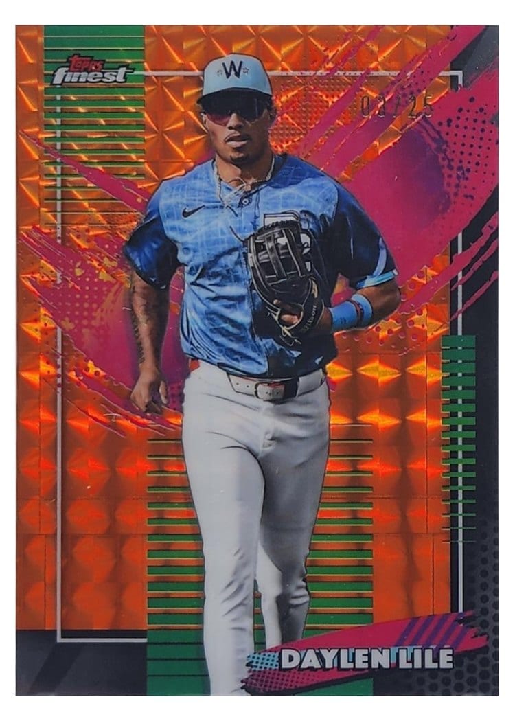 2026 Topps Finest Daylen Lile #257 card
