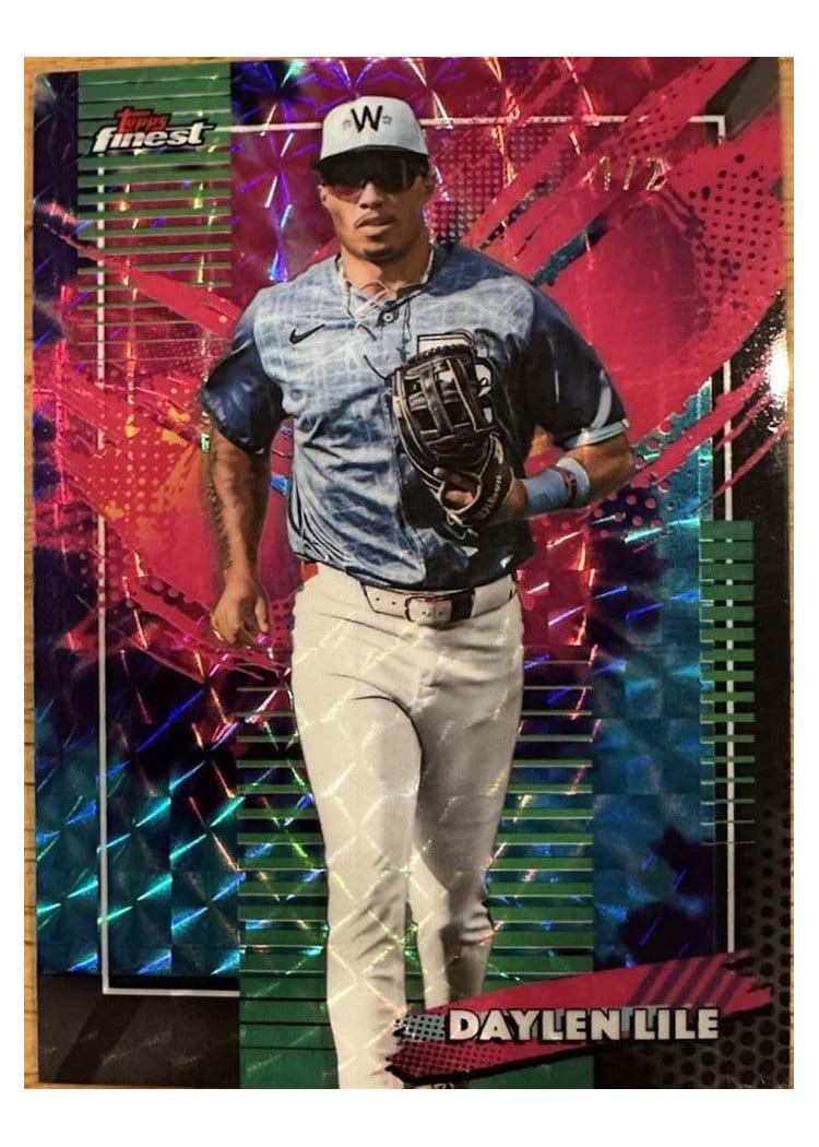 2026 Topps Finest Daylen Lile #257 card
