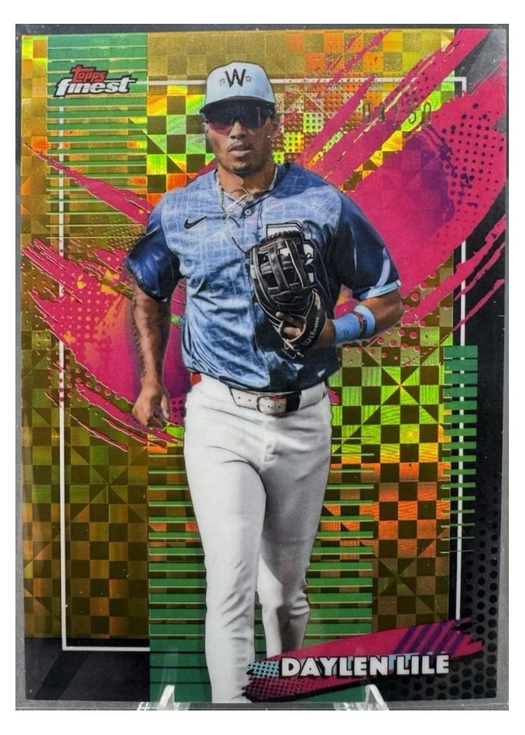2026 Topps Finest Daylen Lile #257 card