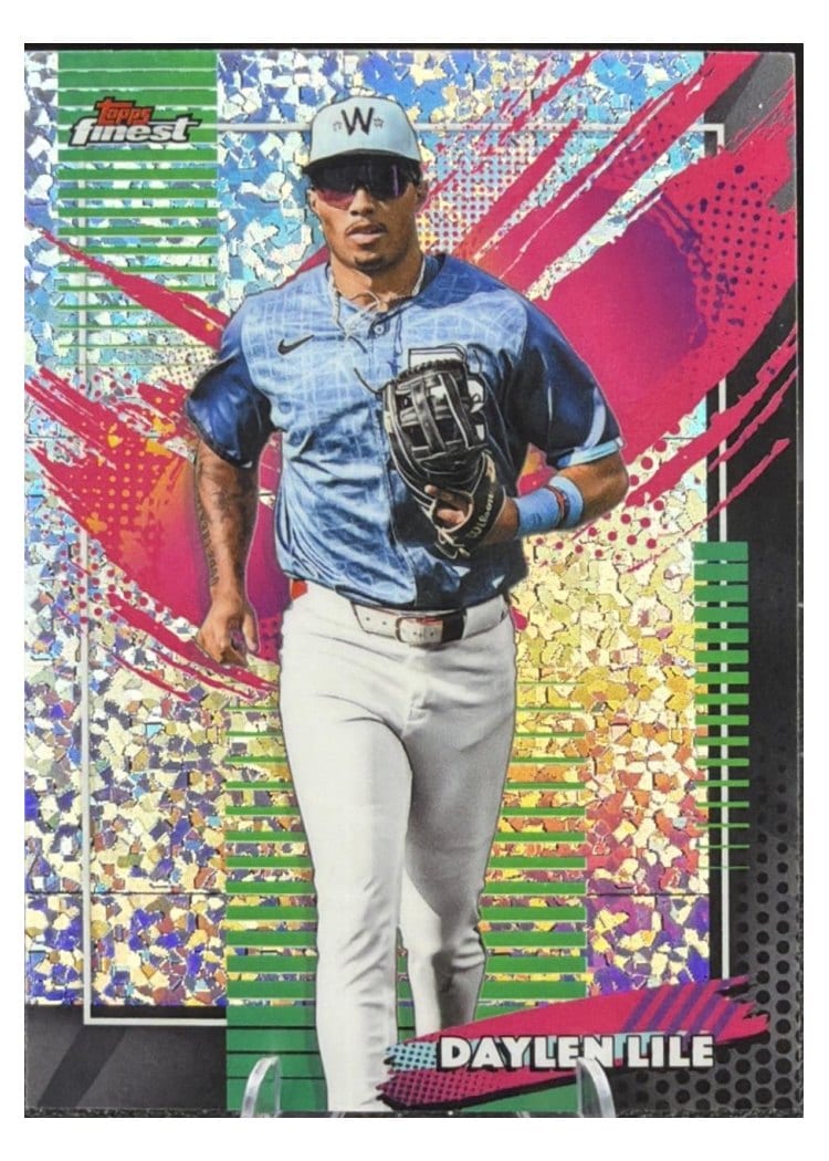 2026 Topps Finest Daylen Lile #257 card