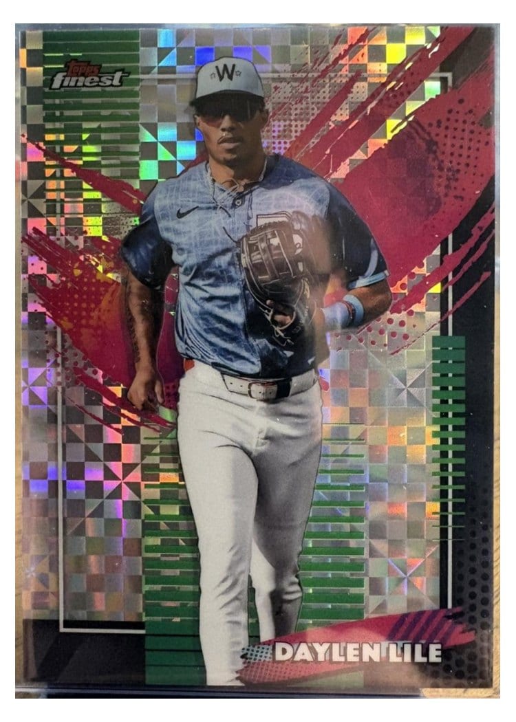2026 Topps Finest Daylen Lile X-Fractor #257 card