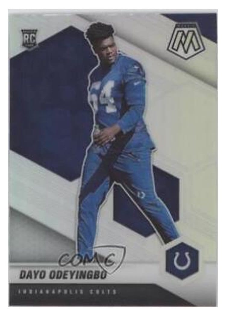 2021 Panini Mosaic Base Set Dayo Odeyingbo Silver #357 card