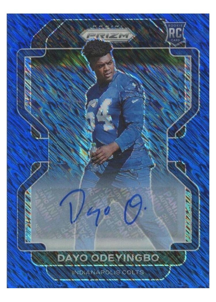 2021 Panini Prizm Base Set Dayo Odeyingbo #387 card