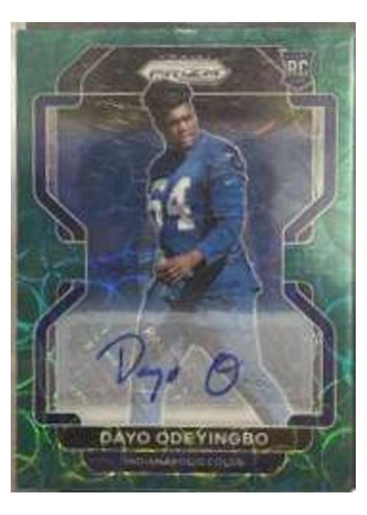 2021 Panini Prizm Base Set Dayo Odeyingbo #387 card