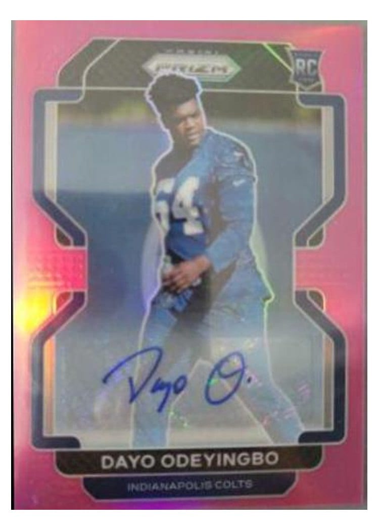 2021 Panini Prizm Base Set Dayo Odeyingbo #387 card