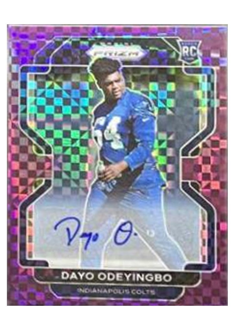 2021 Panini Prizm Base Set Dayo Odeyingbo #387 card
