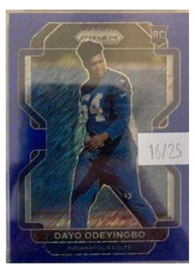 2021 Panini Prizm Base Set Dayo Odeyingbo #387 card