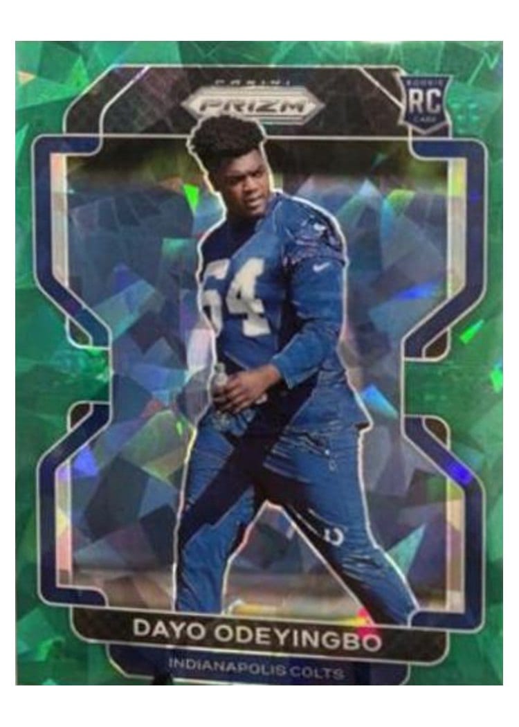 2021 Panini Prizm Base Set Dayo Odeyingbo #387 card