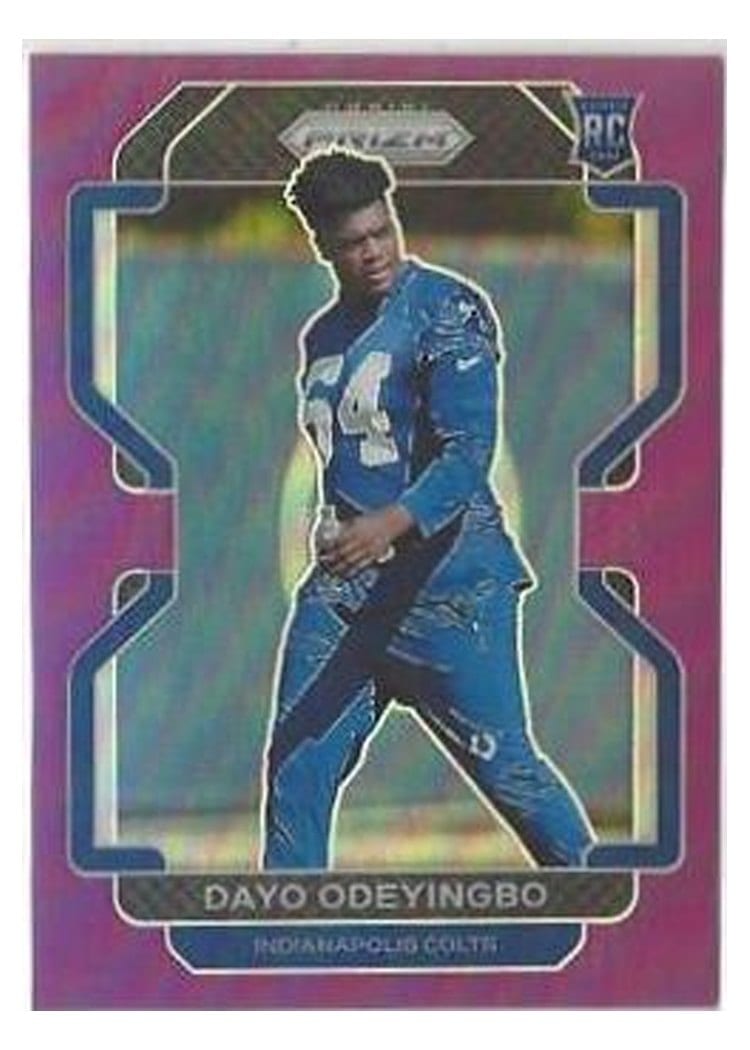 2021 Panini Prizm Base Set Dayo Odeyingbo #387 card