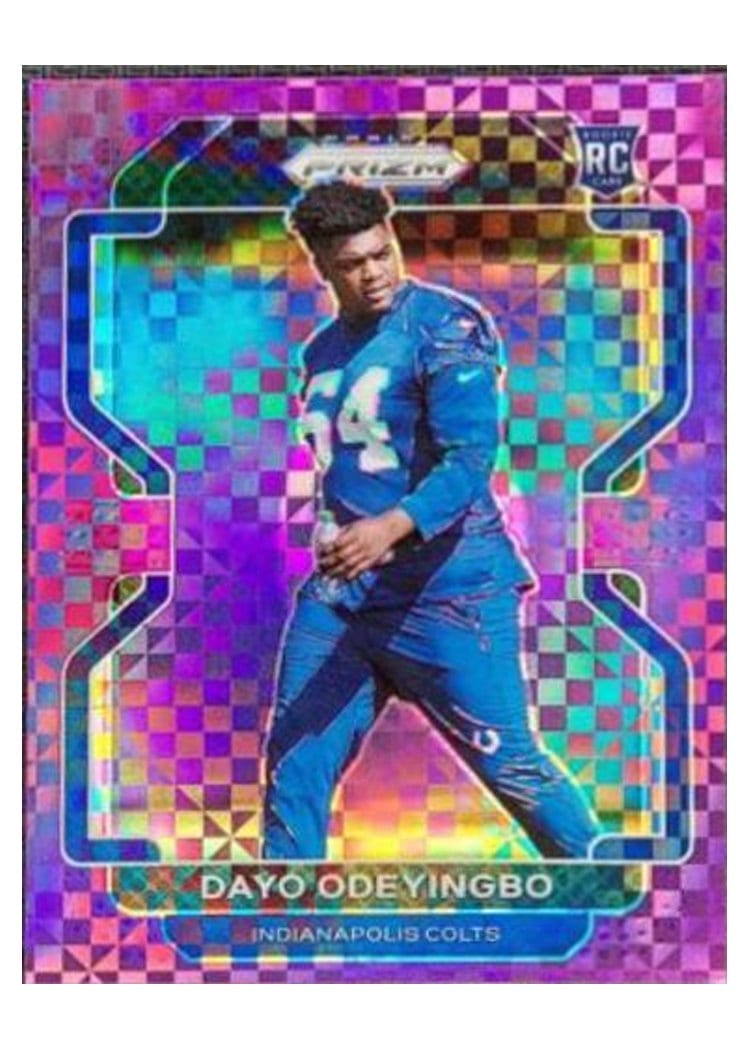 2021 Panini Prizm Base Set Dayo Odeyingbo #387 card