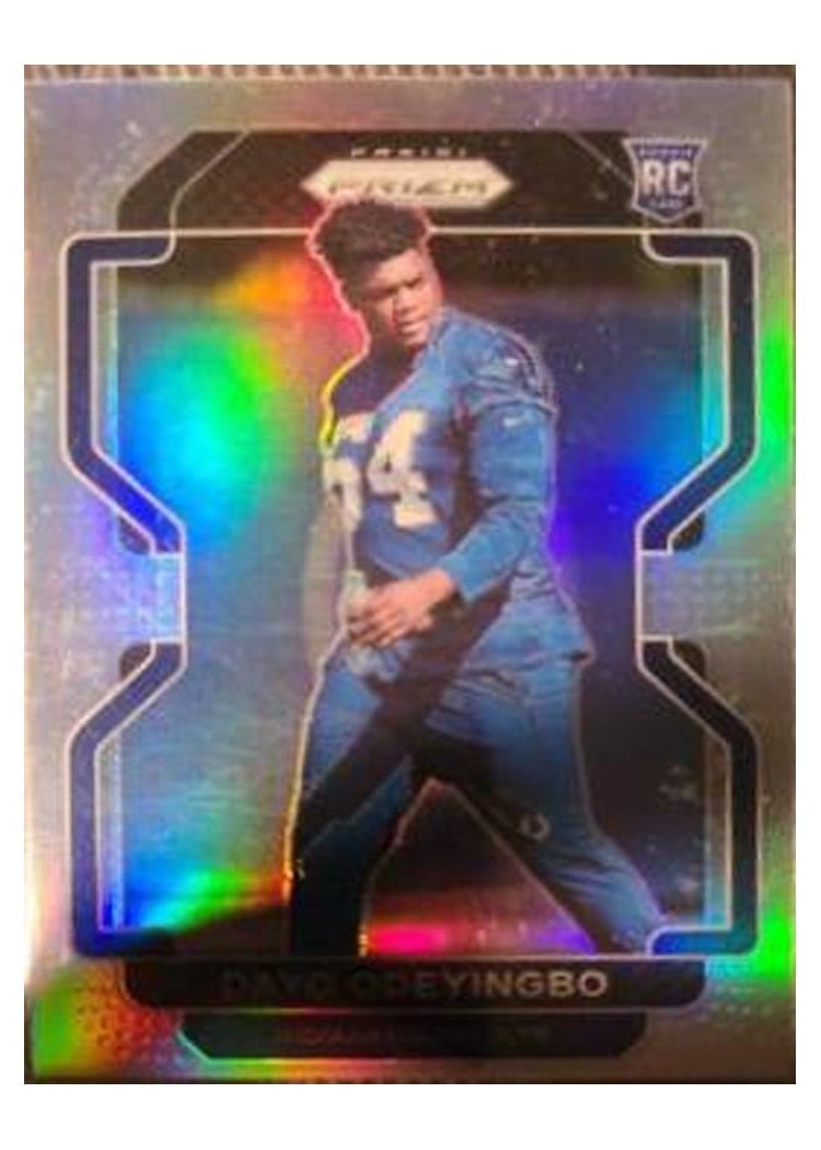 2021 Panini Prizm Base Set Dayo Odeyingbo #387 card