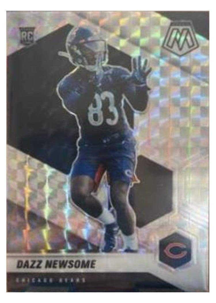 2021 Panini Mosaic Base Set Dazz Newsome #396 card