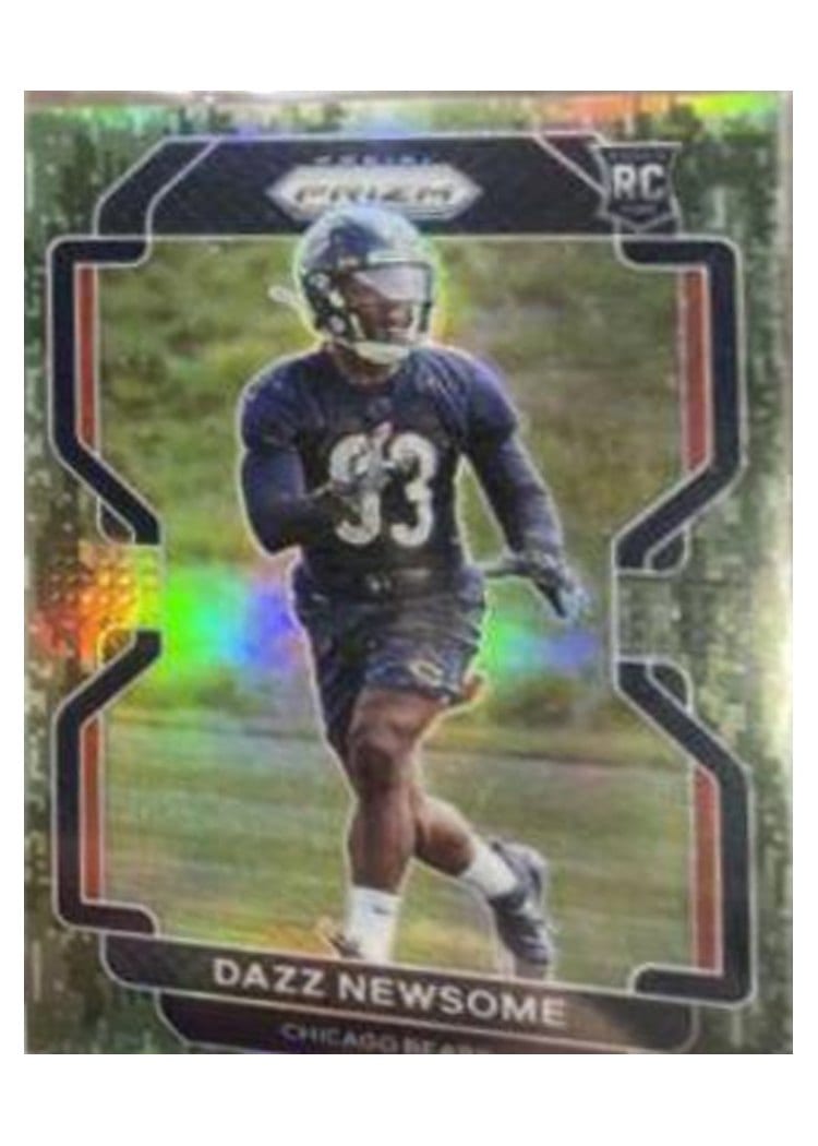 2021 Panini Prizm Base Set Dazz Newsome Forest Camo Prizm #427 card