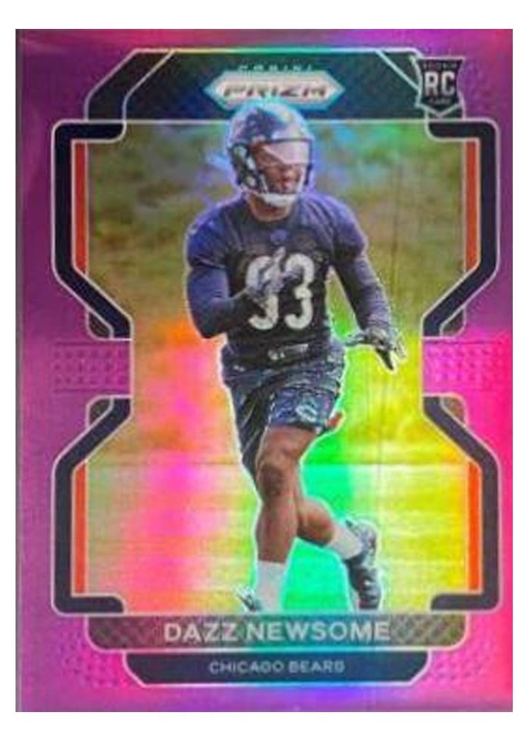 2021 Panini Prizm Base Set Dazz Newsome #427 card