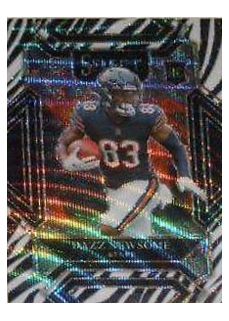 2021 Panini Select Base Set Dazz Newsome Zebra #298 card