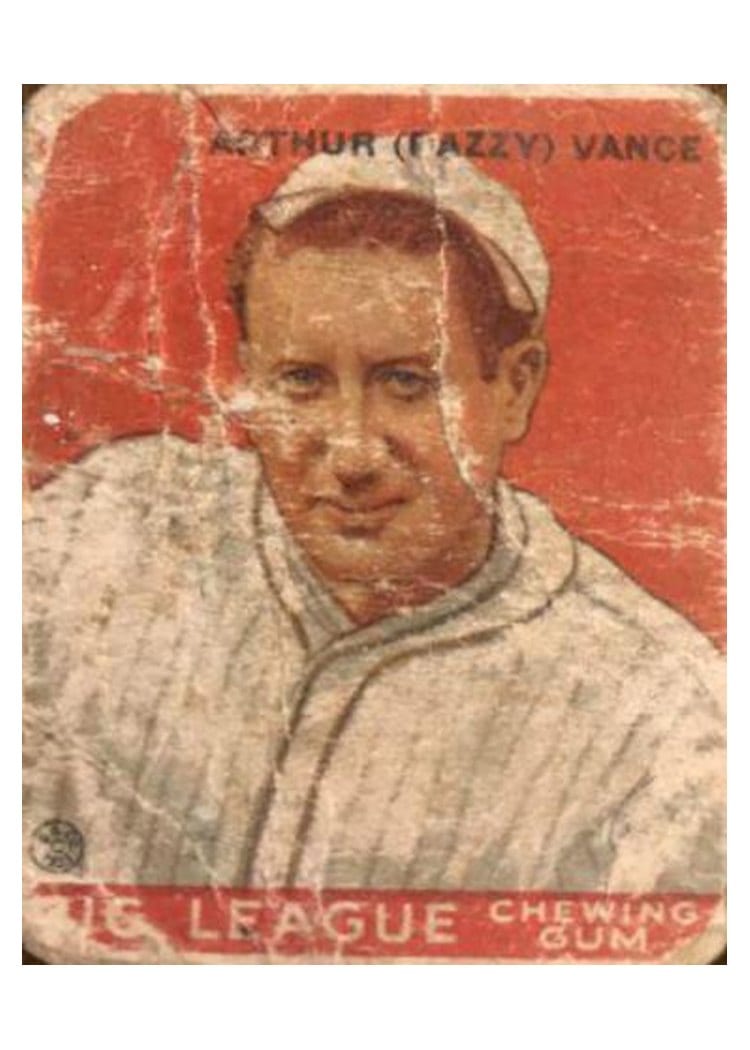 1933 Goudey Dazzy Vance #2 card