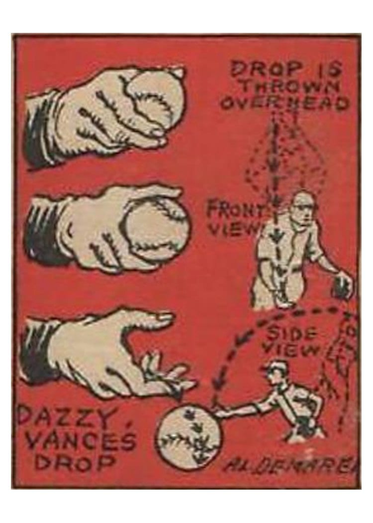 1935 Schutter Johnson Dazzy Vance #45 card