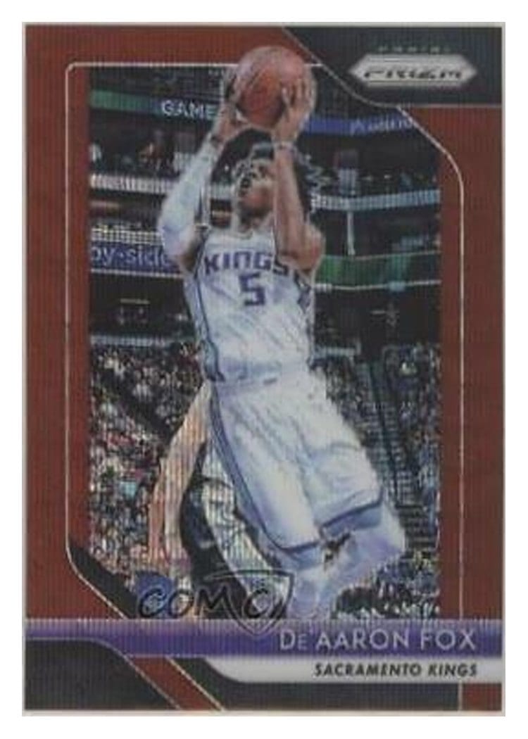 2018-19 Panini Prizm Base Set De'Aaron Fox #151 card