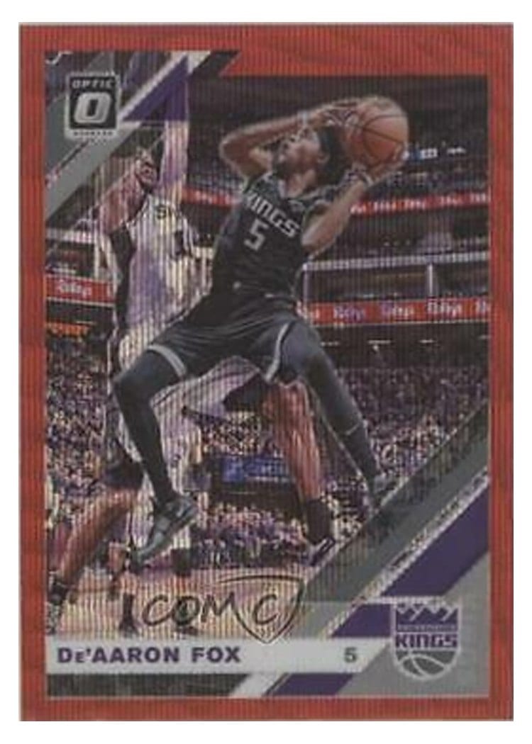 2019-20 Donruss Optic Base Set De'Aaron Fox #57 card