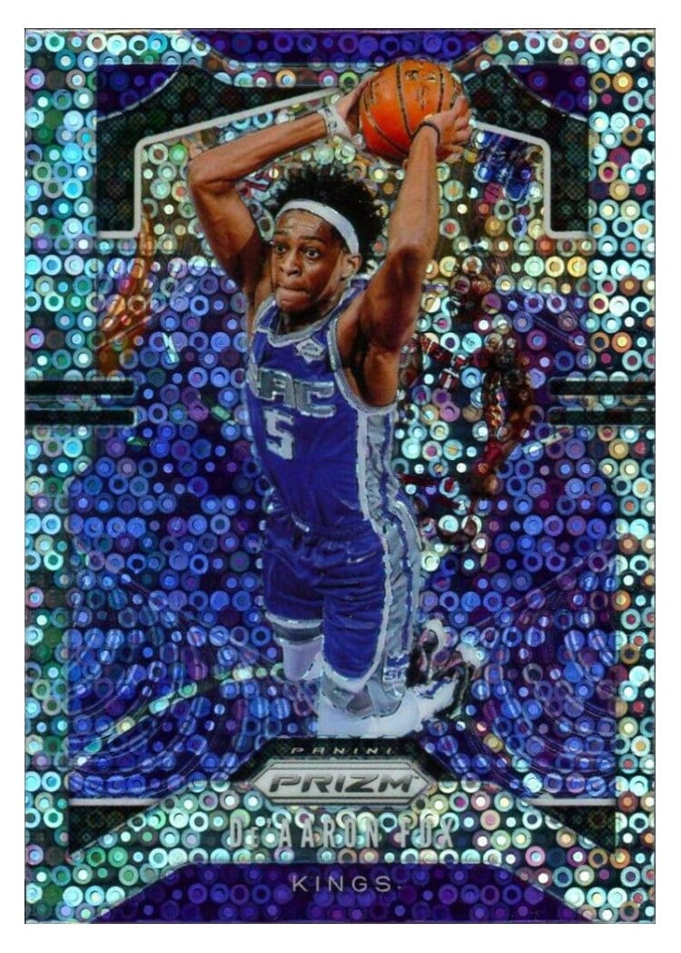 2019-20 Panini Prizm Base Set De'Aaron Fox #120 card