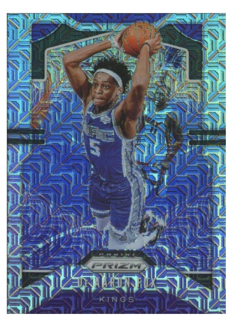2019-20 Panini Prizm Base Set De'Aaron Fox #120 card