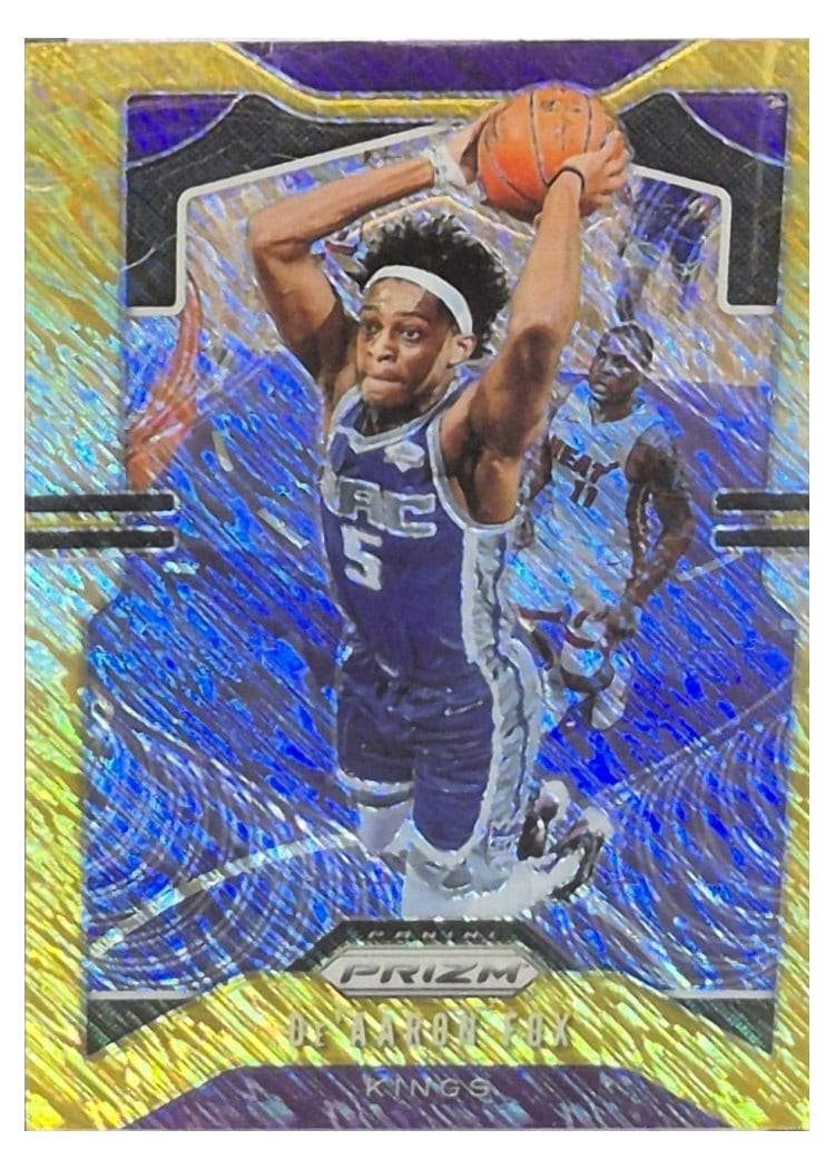 2019-20 Panini Prizm Base Set De'Aaron Fox #120 card