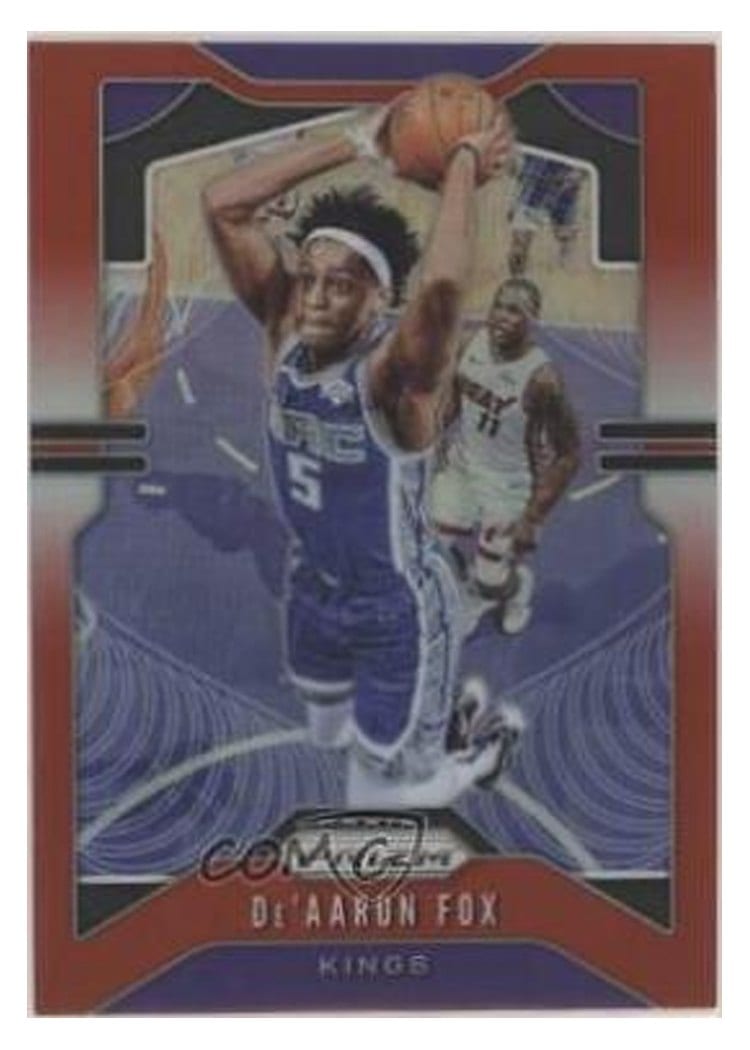 2019-20 Panini Prizm Base Set De'Aaron Fox #120 card