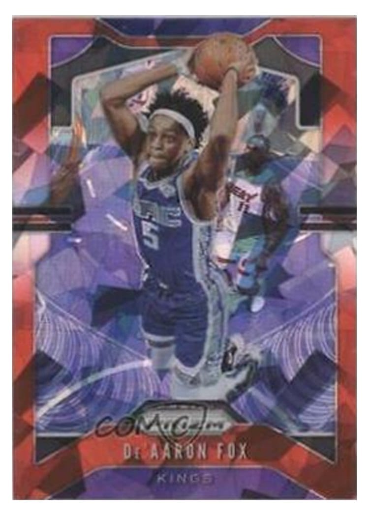 2019-20 Panini Prizm Base Set De'Aaron Fox #120 card