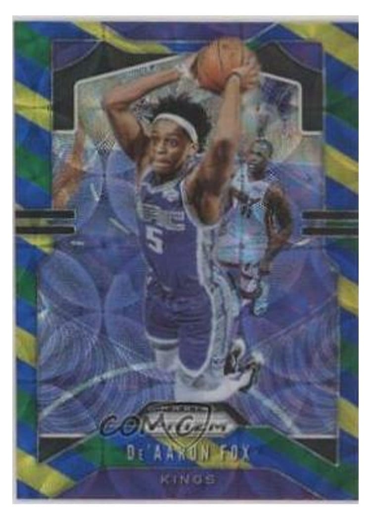 2019-20 Panini Prizm Base Set De'Aaron Fox #120 card