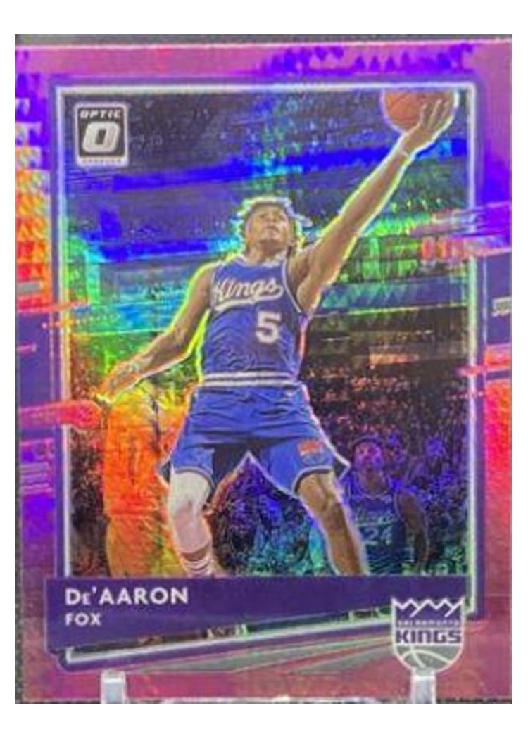 2020-21 Donruss Optic Base Set De'Aaron Fox #23 card