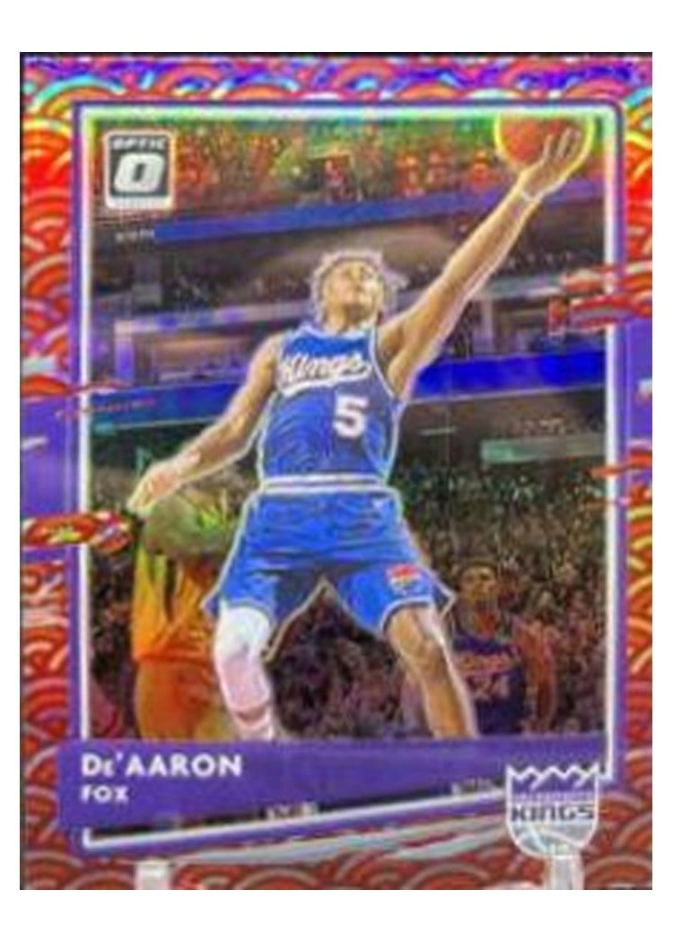 2020-21 Donruss Optic Base Set De'Aaron Fox #23 card