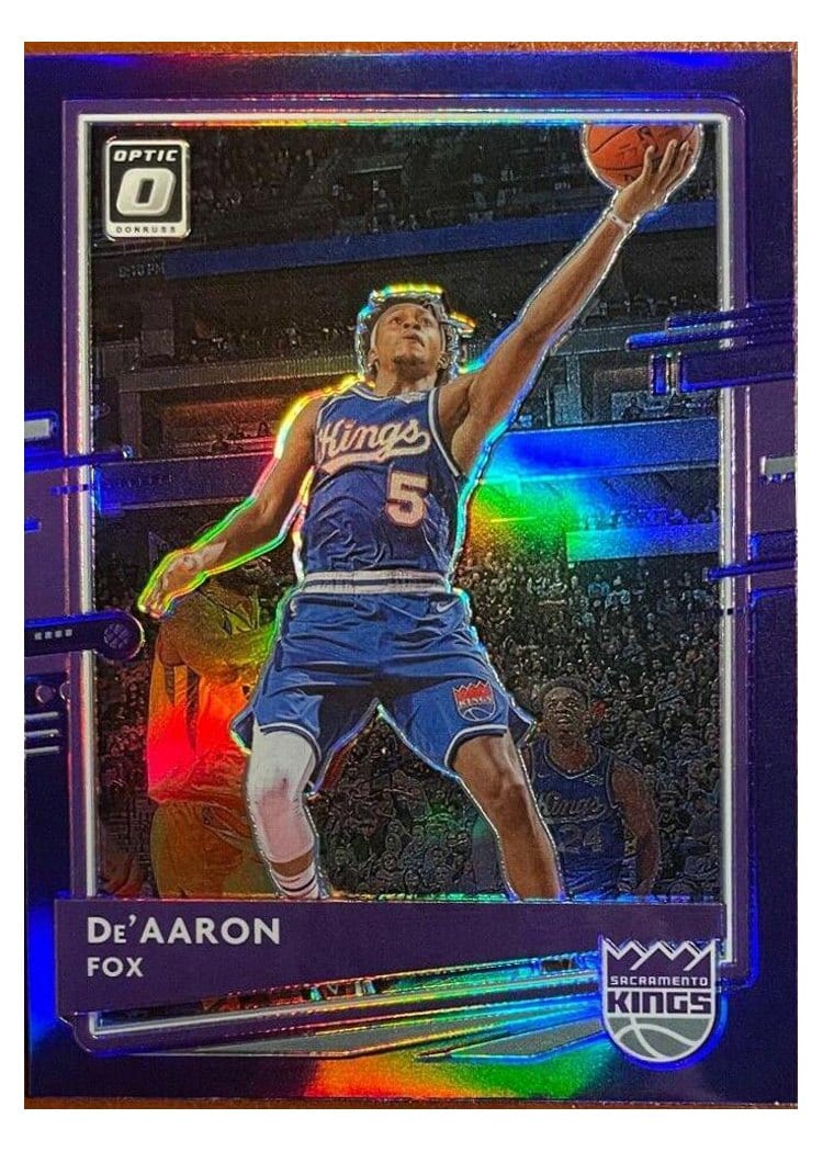2020-21 Donruss Optic Base Set De'Aaron Fox #23 card